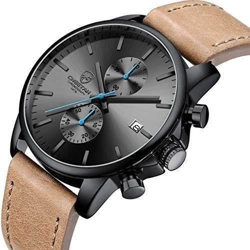 Reloj Deportivo De Cuarzo De Moda Para Hombre Con Correa De 