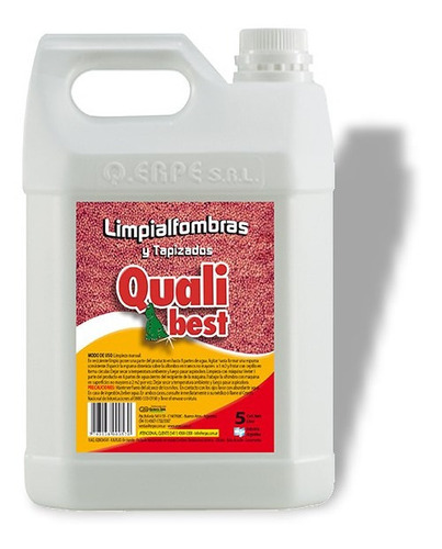 Limpia Alfombras Y Tapizados Qualibest Bidon 5lt Profesional