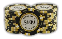 Comprar Fichas Profesionales De Poker Montecarlo 14g Importadas X 25