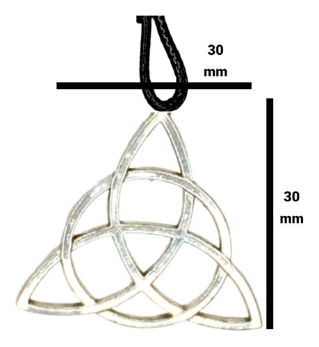 Triqueta S Grande Aretes+collar Talisman Protector Cura Ssxx