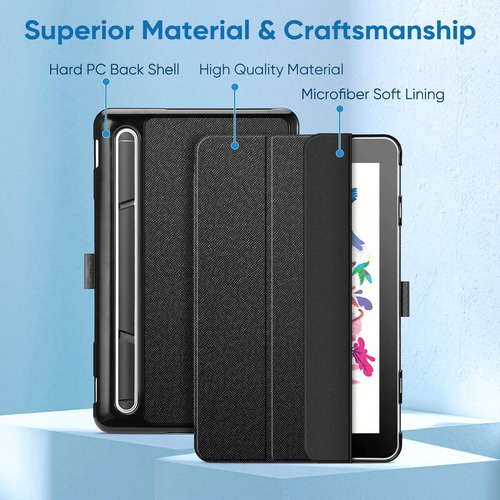 Case Fintie Para Wacom One Drawing Tableta 13.3, Stand Trifo