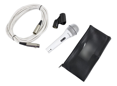 Peavey Pvi2 Blanco Microfono Xlr Cable