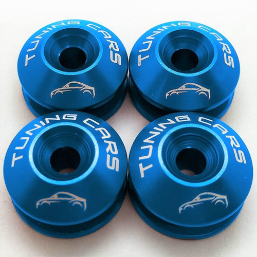 Anilha Trava Para-choque Quick Release Rebaixado Kit 4 Pçs