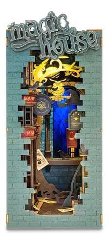 Magic House Separador De Libros Robotime Puzzle 3d