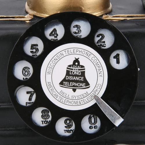 Adorno Retro Con Botones Para Decoración De Teléfono Con Cab