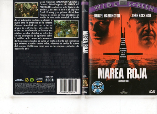 Marea Roja (1995) - Dvd Original - Mcbmi