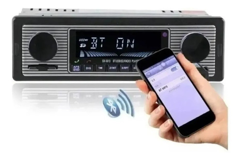 Radio Usb Bluetooth Vintage Carro Antigo Fusca Opala Retrô