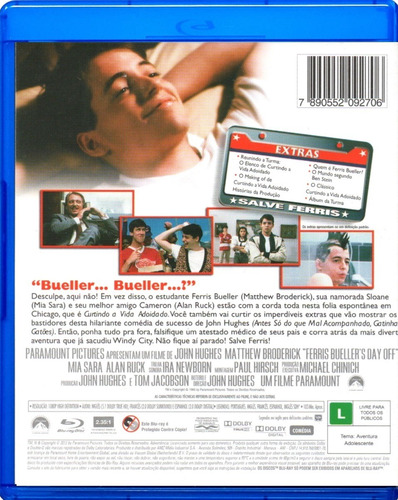 Bd Curtindo A Vida Adoidado - ( Ferris Bueller´s Day Off )