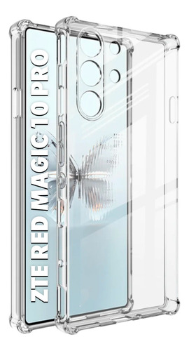 Case Funda Goma Transparente Antishock Zte Red Magic 10 Pro