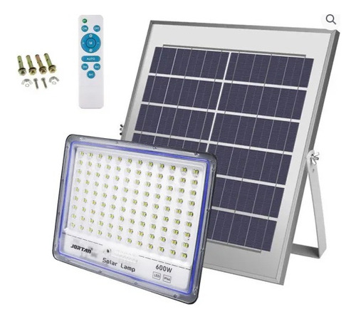 Reflector Solar Led 600w Potente Luz Blanca Ip66 Litio