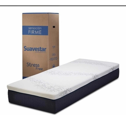 Imagen 1 de 3 de Colchonbox Suavestar 1 Plaza Alta Densidad Envío Gratis!!