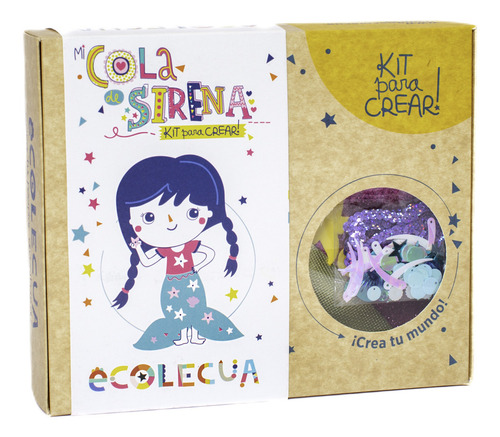 Disfraz Cola De Sirena Kit Crear Arte Infantil Ecolecua E202