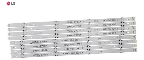 Kit Barra De Led Original LG 49uh6100 Agf79047202 !!novo!!