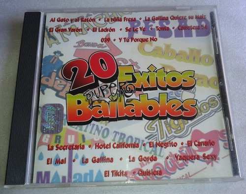 20 Exitos Super Bailables Cd Mojado Machos Zeta Pequeños