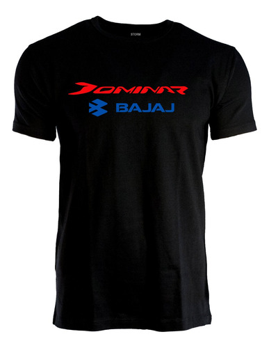 Remera Bajaj Dominar 250 / 400 Modelo 3 Algodon Peinado