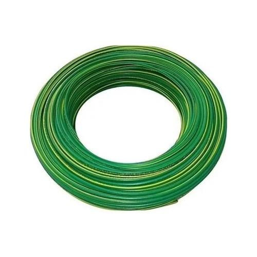 Cable Titan Unipolar 1 X 6 X 100mts. Color: Verde/amarillo