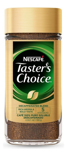 Nescafé Café Soluble Taster's Choice Decaffeinated 190g