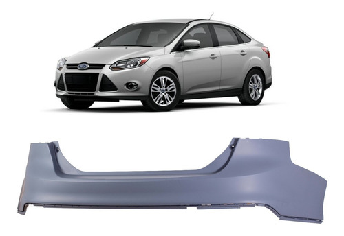 Paragolpe Trasero Ford Focus Modelo 2013 2014 2015 4 Ptas