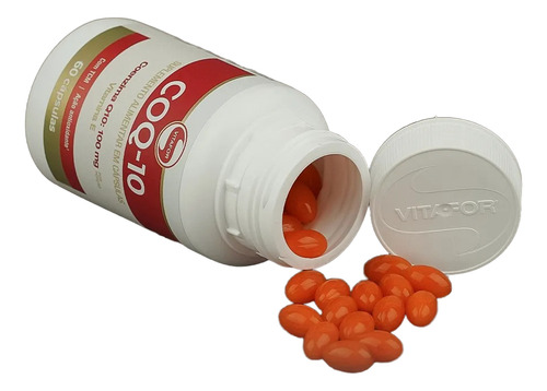 Coenzima Q10 100mg 60 Cápsulas Vitafor Sem Sabor