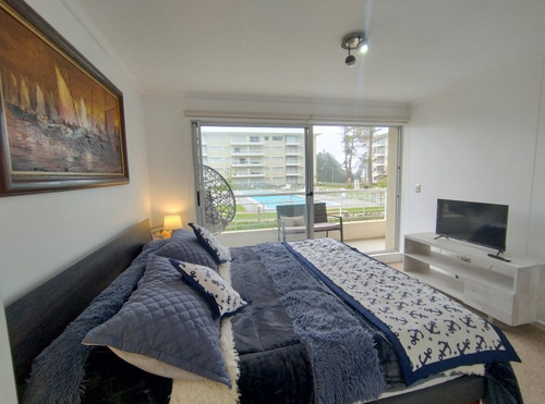 Se Arrienda Dpto. 3d2b+1e - Condominio Parquemar El Tabo