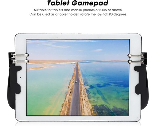 01 Tablet Aim Gamepad, Gamepad 6 Dedos Universal 1 Par De