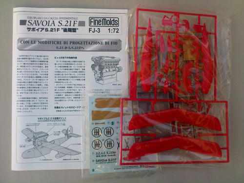 Ghibli Porco Rosso Savoia S.21f Fj3 Ver. 1/72 Kit Finemolds
