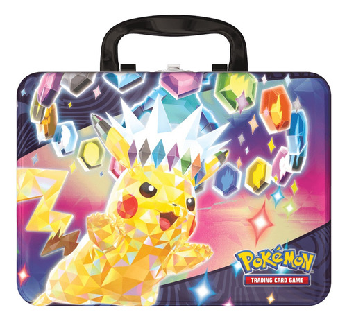 Card Pokémon Maleta De Tesouro Tcg Pikachu 51 Cartas Raras