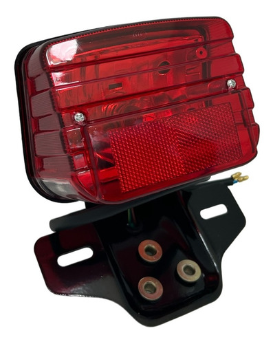 Calavera Plafon Trasero Para Moto Base Metalica Luz Led