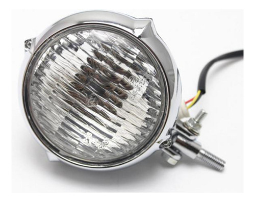 Lámpara Luz De Linterna Motocicleta Para Bobber Chopper -