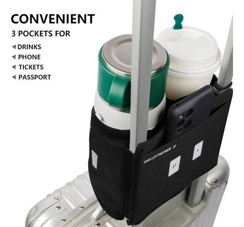 Portavasos De Viaje Riemot Luggage Free Hand Para Bebidas...
