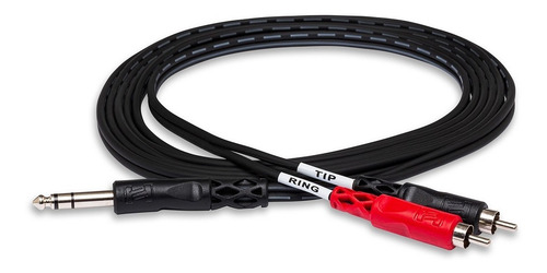 Hosa Technology Trs203 Cabo Insert P10 Estéreo X Dual Rca 3m