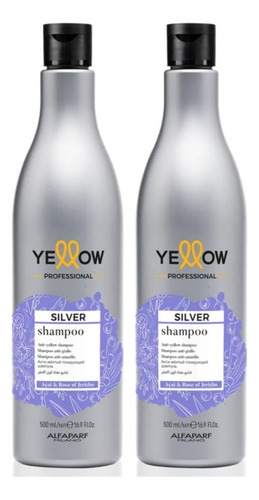 Yellow Silver Matizador Shampoo 500ml 2 Pzas