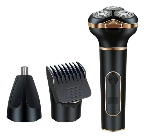 Barbeador Profissional Masculino Elétrico Conjunto 3 Em 1