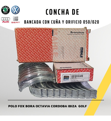 Concha Bancada Vw Fox Polo Gol Ibiza Bora Octavia 050/020