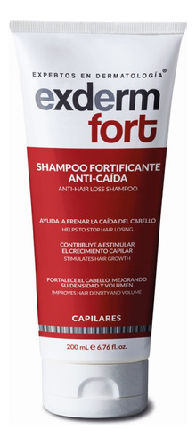 Shampoo Fortificante Anticaida Exderm Fort 200 Ml