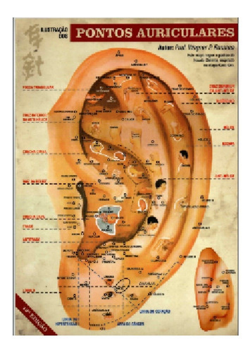 Mapa Ilustração Dos Ptos Auriculares, De Prof. Wagner Pereira Fonseca. Editora Abao Em Português