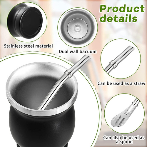 Juego De Tazas De Calabaza Yerba Mate, Taza De Yerba Mate