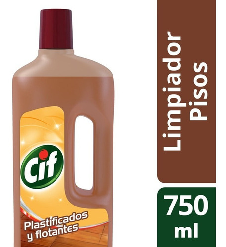 Limpiador Líquido Cif Pisos Plastificados Y Flotantes 750ml