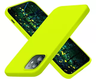 Funda Cordking Para iPhone 12/12 Pro Fluor Green
