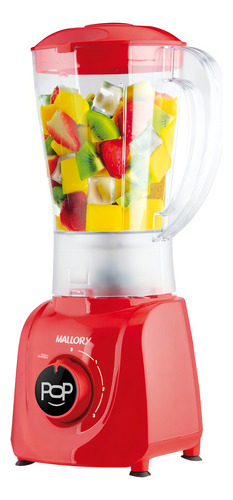 Liquidificador Tornado Pop 3 Velocidades E Pulsar Cor Vermelho 220