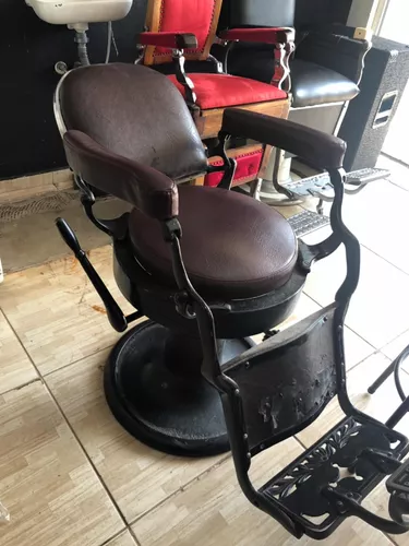Cadeira De Cabeleireiro Vintage Marca Ferrante Impecável (g)