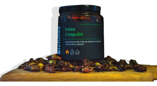 Paquete 3 Salsas Macha: Chapulín, Hormiga Y Gusano De Maguey