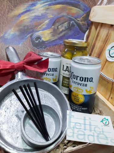 Regalo Picada Tablas Madera Cerveza Provoletera Aluminio Dip