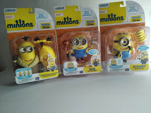 Minions De Lujo 3 Minion Bob Kevin Stuart De Lujo Articulado (Reacondicionado)