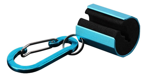 2 Creek Rod Clip Con Llavero Soporte Para Caña De Pescar