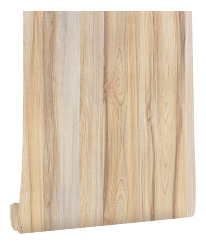 Imagen 1 de 8 de Pvc Papel Pintado Autoadhesivo Grano Roble 45x1200cm