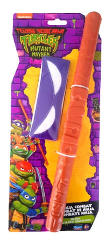 Playmates Toys Tortugas Ninja Antifaz Donatello + Arma Violeta - Donatello