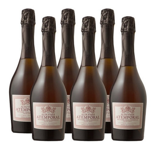 Imagen 1 de 8 de Champagne Atemporal Extra Brut Rosé 750ml. Caja 6 Botellas