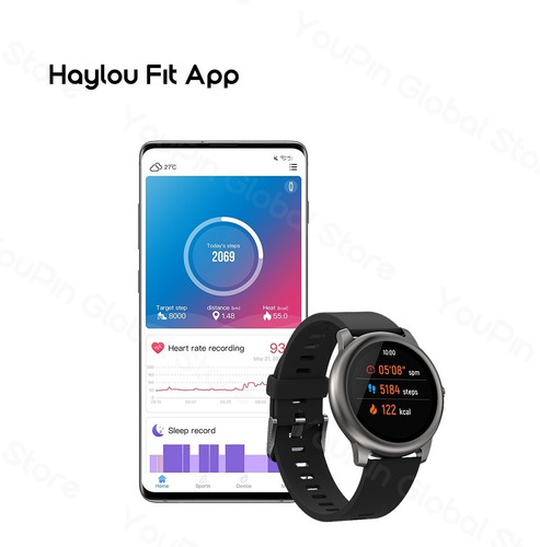 Reloj Inteligente Xiaomi Haylou Ls05 Versión Global Negro