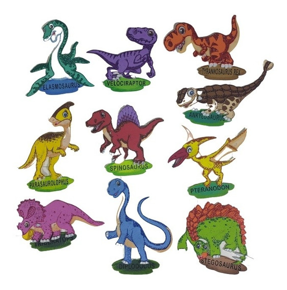 Figuras De Fomi De Dinosaurios | MercadoLibre 📦